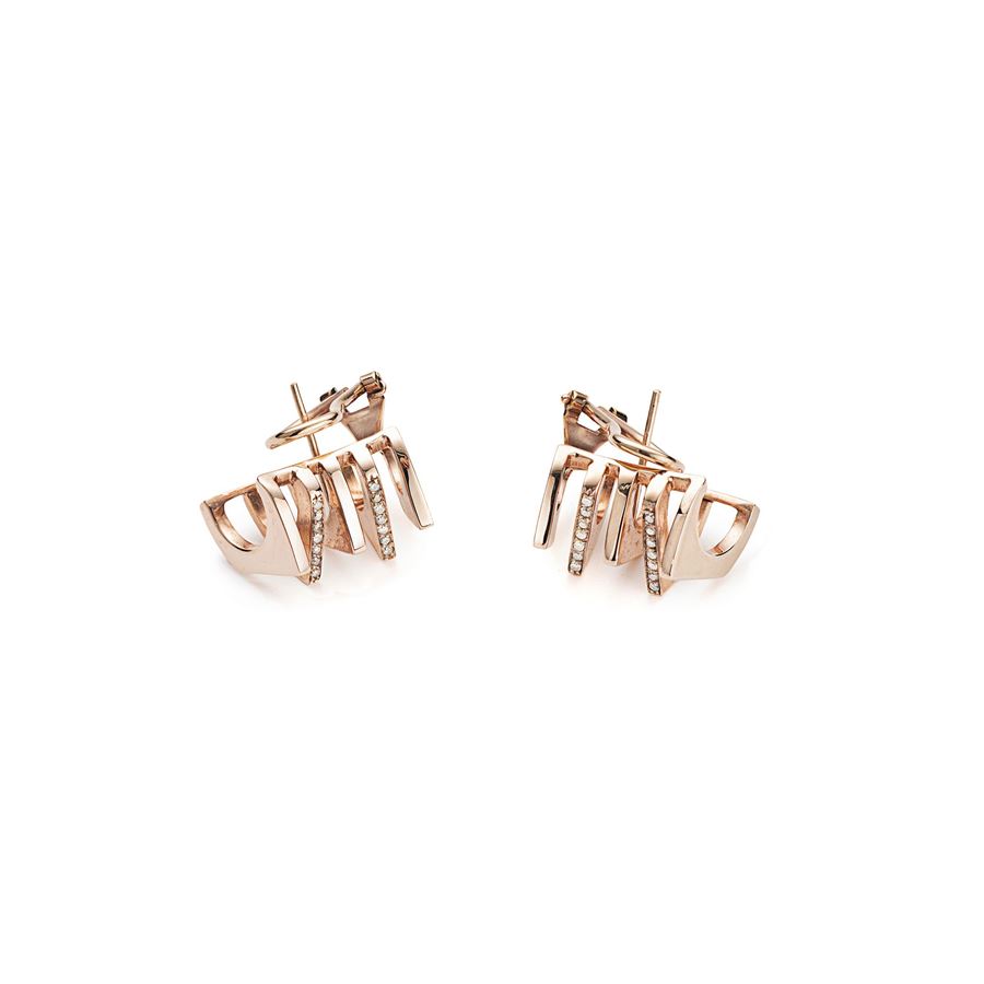 'Congiunzioni' 5 elements earrings CONGIUNZIONI | OR5 CONPAU9R CT 0,25